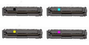 Compatible HP 203A Full Set of 4 Toner Cartridges